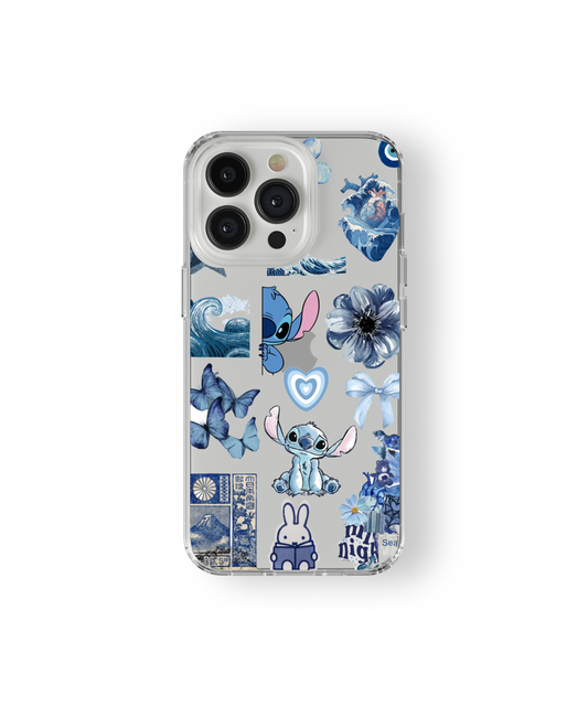 Stitch & Blue Clear Silicone Case