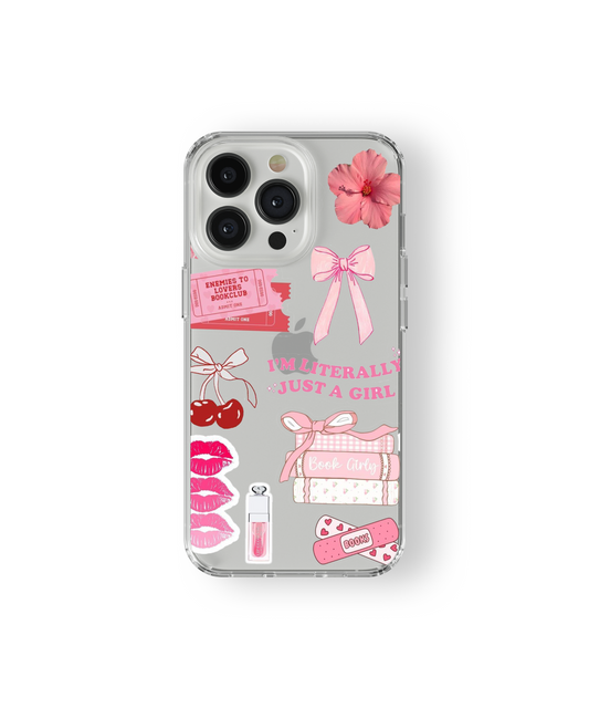 Just a Girl Clear Silicone Case